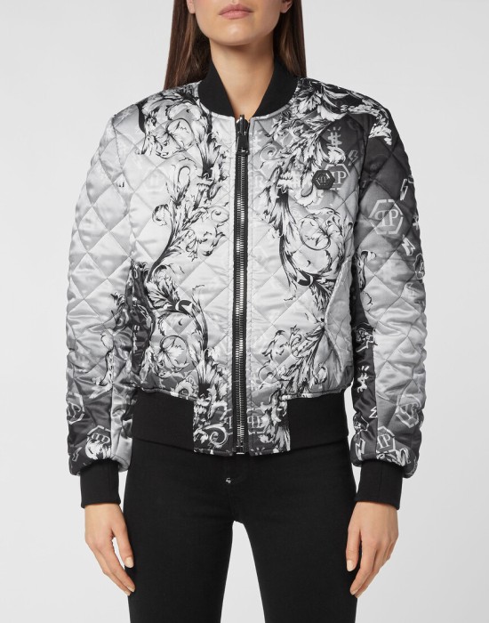 бомбер  от бренда philipp plein вид слева