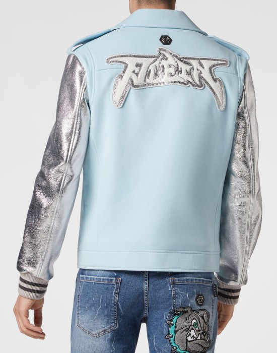 бомбер  из америки вид сбоку