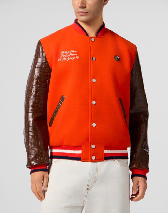 бомбер  от бренда philipp plein вид слева