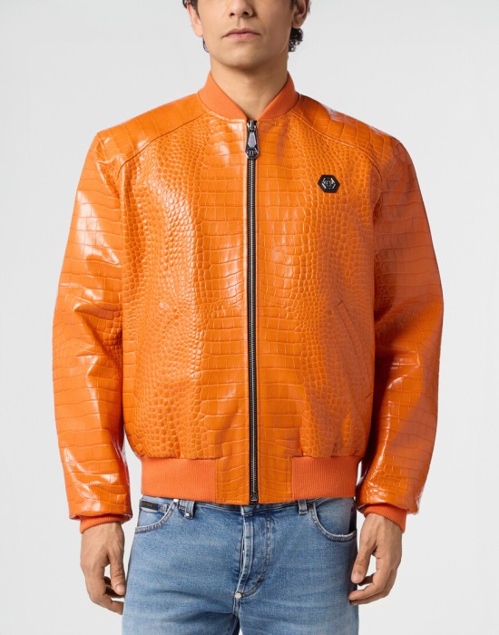 бомбер  от бренда philipp plein вид слева