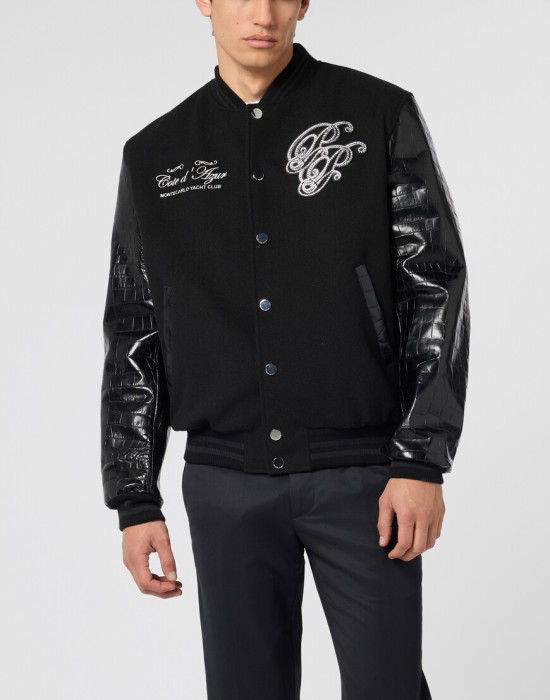 бомбер  от бренда philipp plein вид слева