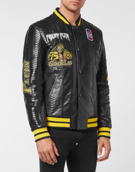 бомбер  от бренда philipp plein вид слева