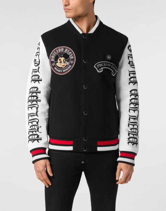 бомбер  от бренда philipp plein вид слева