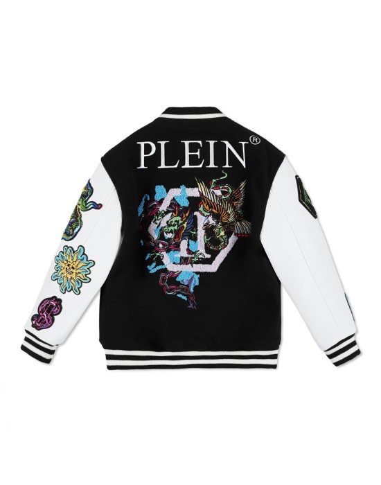 бомбер  от бренда philipp plein вид слева