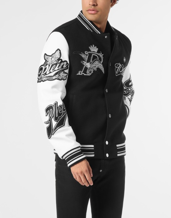бомбер  от бренда philipp plein вид слева