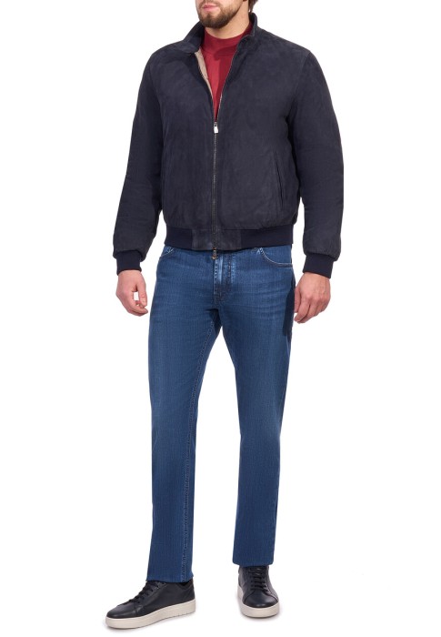 бомбер  от бренда corneliani вид слева