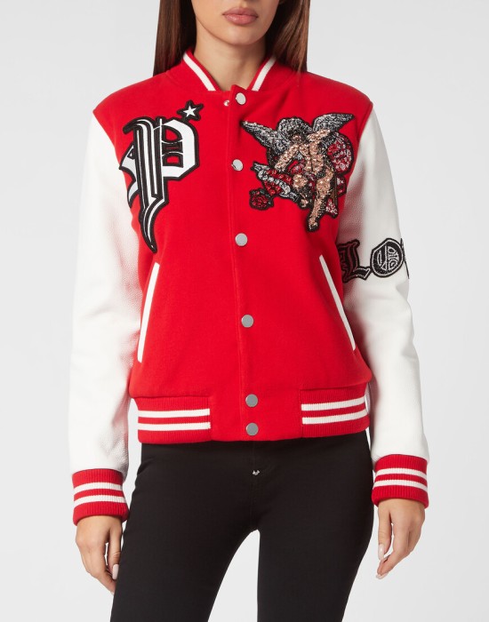 бомбер  от бренда philipp plein вид слева