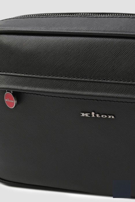 борсетка  из кожи спереди