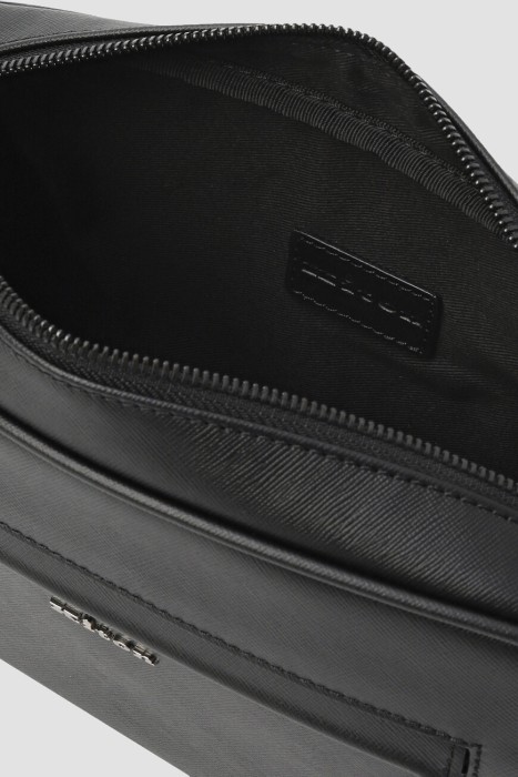 борсетка  из кожи спереди