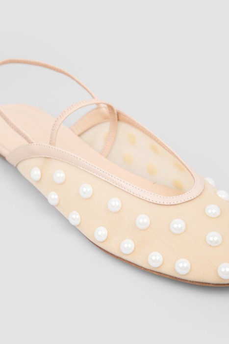 босоножки maxmara из льна спереди