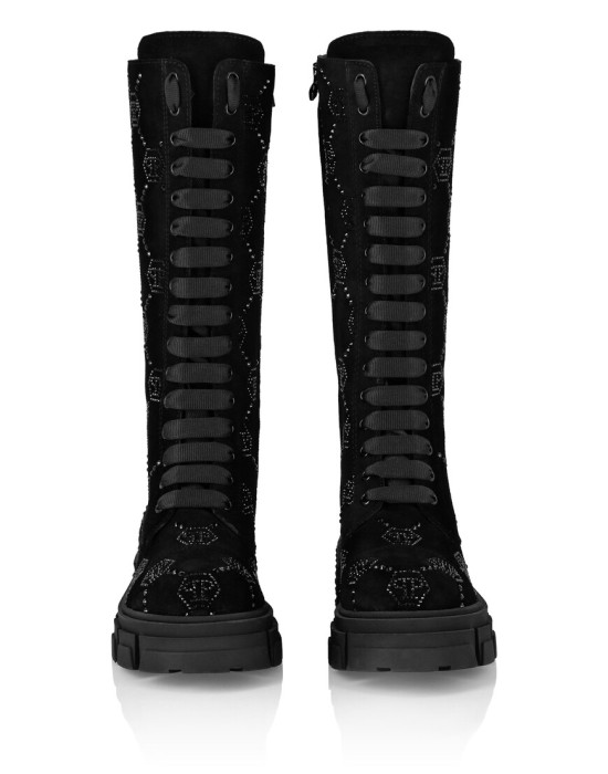 ботфорты  от бренда philipp plein вид слева