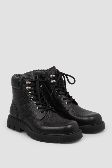 ботинки  модель haddock из италии вид сбоку