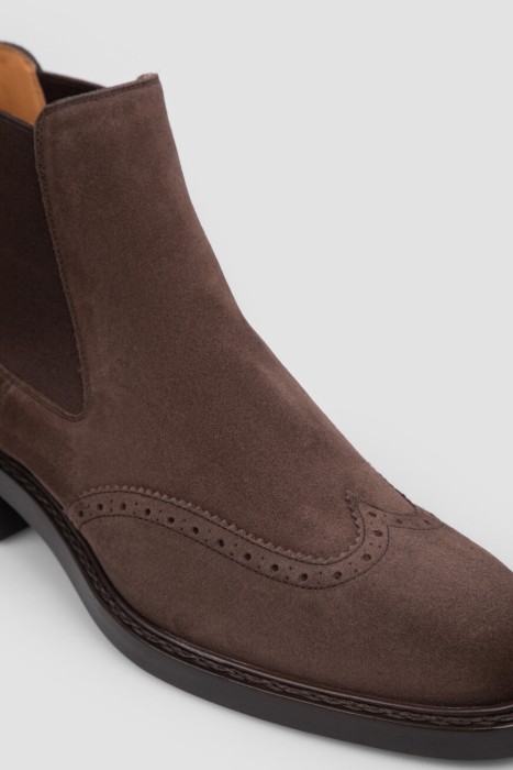 ботинки  модель oliver walk из льна спереди