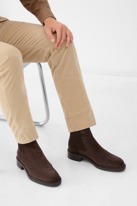 ботинки  модель oliver walk от бренда loro piana вид слева