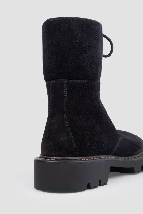 ботинки  модель sierra из замши спереди