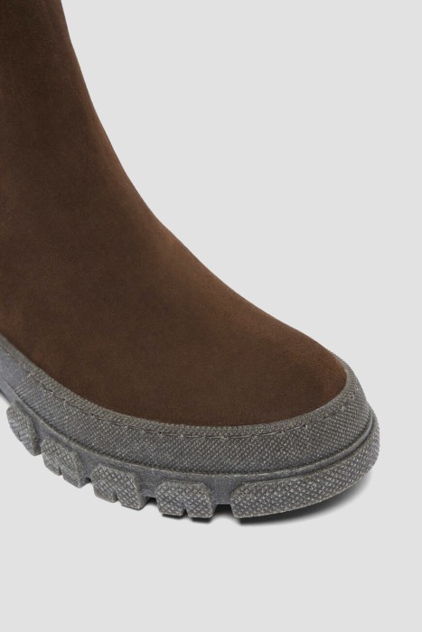 ботинки  из проверенных материалов спереди