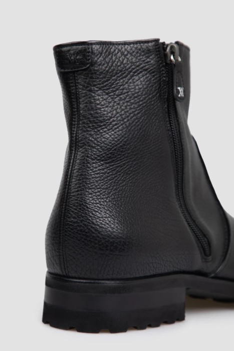 ботинки  из льна спереди