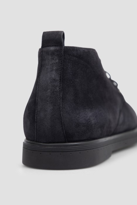 ботинки  из кожи спереди