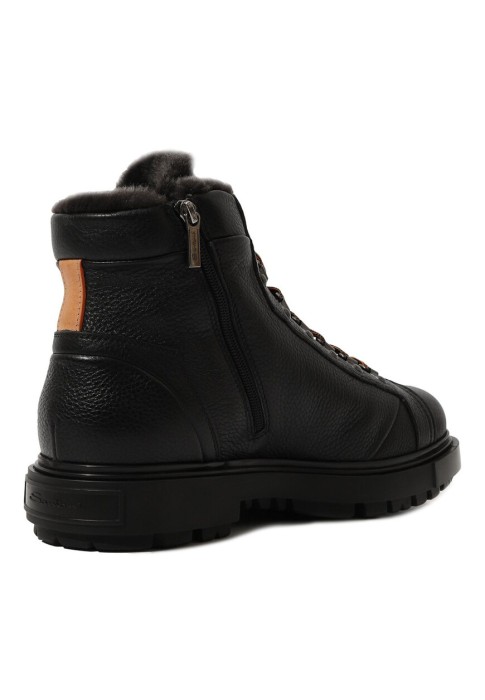 ботинки  из италии вид сбоку