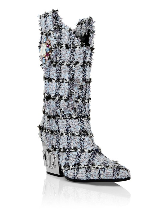 ботинки  от бренда philipp plein вид слева