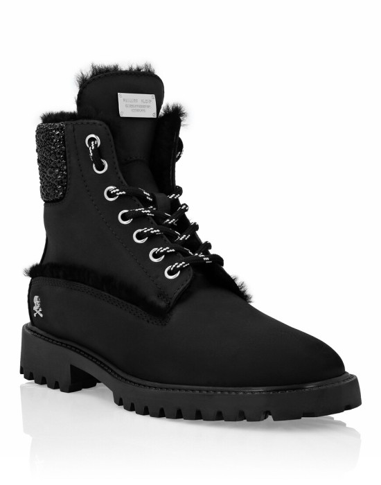 ботинки  от бренда philipp plein вид слева
