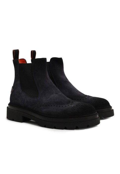 ботинки  от бренда santoni вид слева