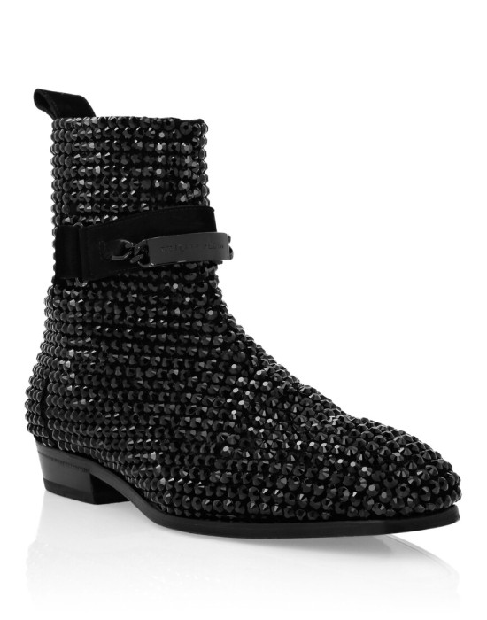 ботинки  от бренда philipp plein вид слева