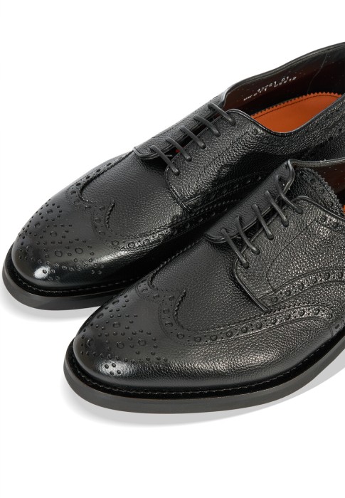 броги  от бренда santoni вид слева