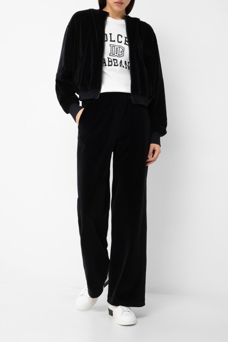 брюки dolce&gabbana модель из коллекции black sicily из хлопка спереди