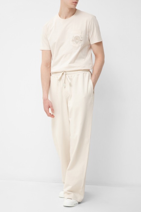 брюки dolce&gabbana модель из коллекции dna из хлопка спереди