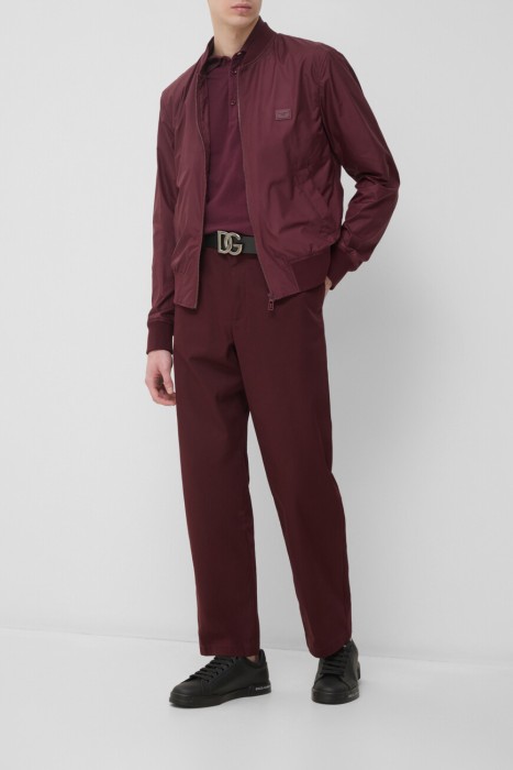 брюки dolce&gabbana из хлопка спереди