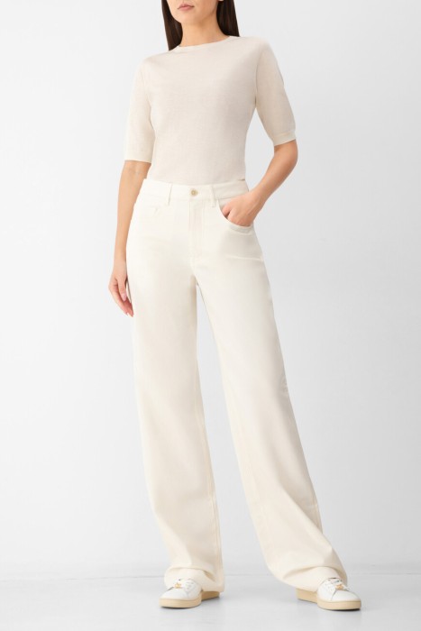 брюки fabiana fillippi из полиэстера спереди