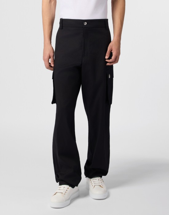 брюки клеш  от бренда billionaire вид слева