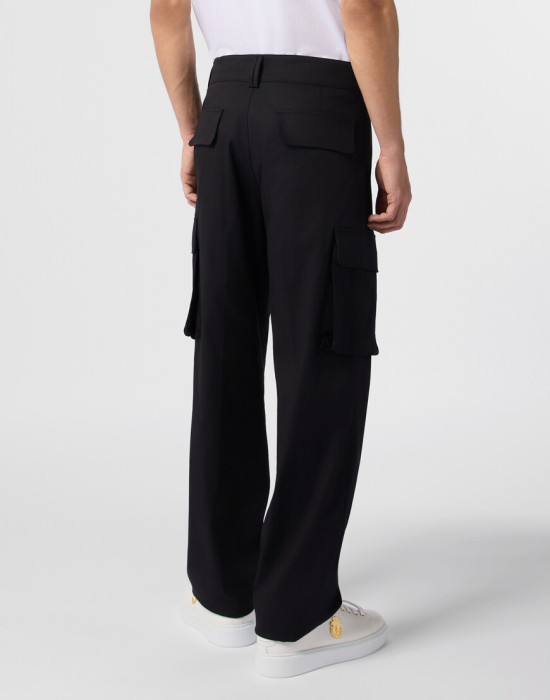 брюки клеш  из италии вид сбоку