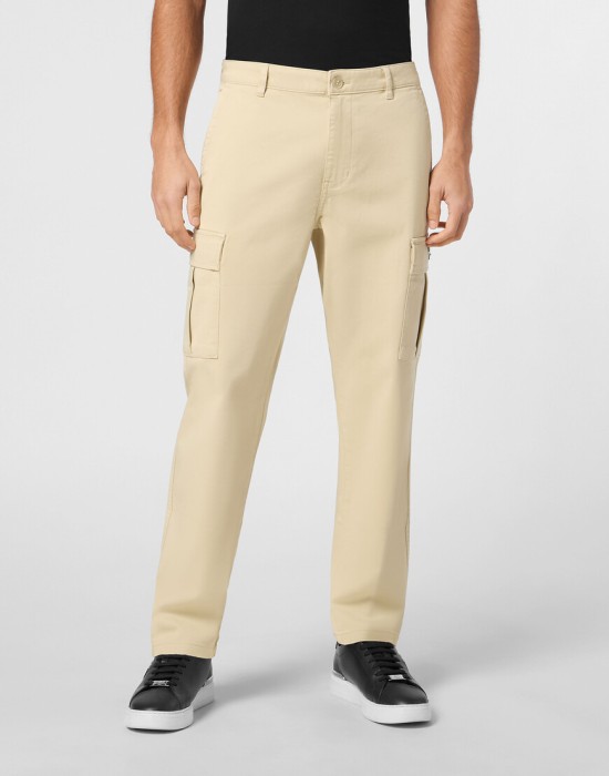 брюки клеш  от бренда philipp plein вид слева