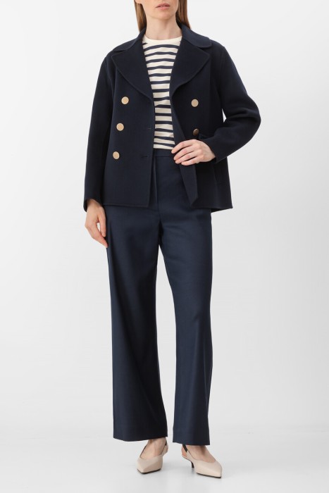 брюки maxmara из льна спереди