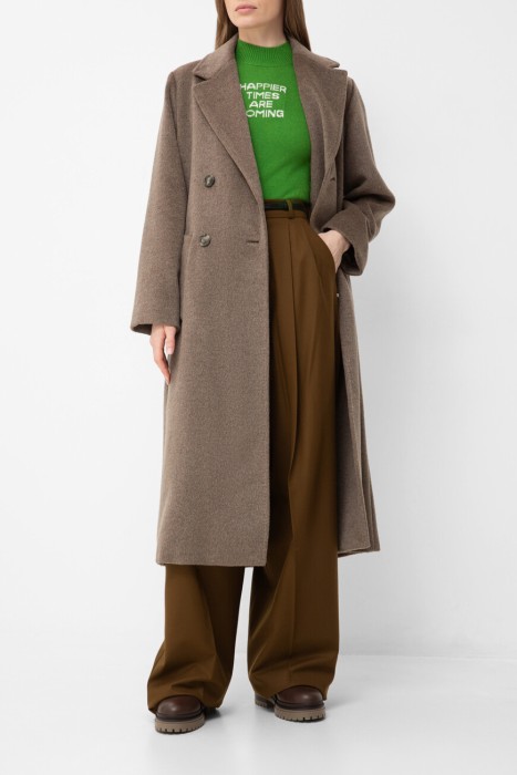 брюки maxmara из льна спереди