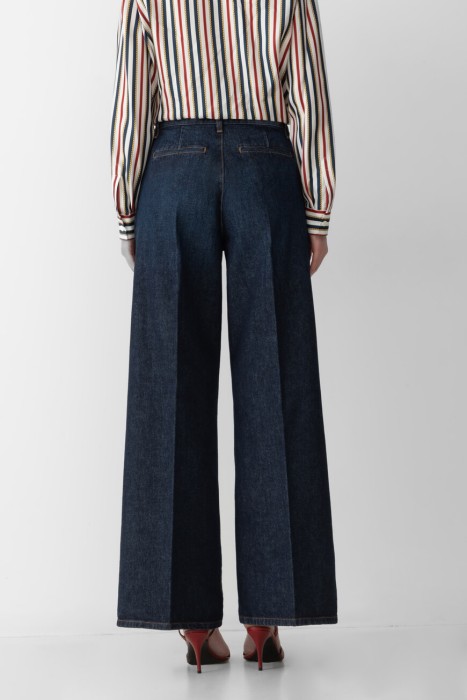 брюки  модель aceto от бренда luisa spagnoli вид слева