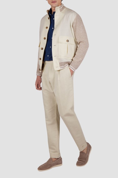 брюки  модель из коллекции riviera из италии вид сбоку