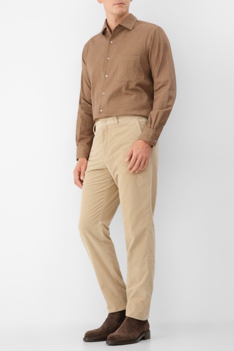 брюки  модель jarno из хлопка спереди