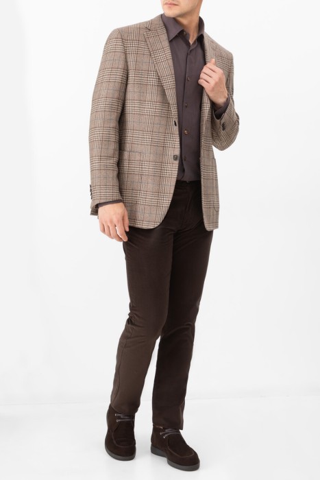 брюки  модель meribel из хлопка спереди