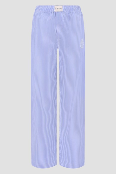 брюки  модель ny crest из хлопка спереди