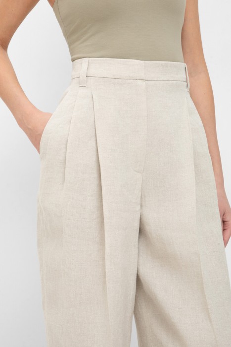 брюки  модель sartorial wide из италии вид сбоку