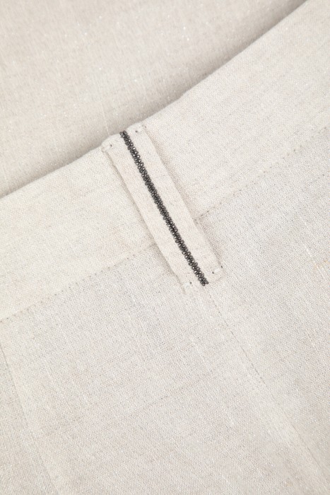 брюки  модель sartorial wide для взрослого возраста с изнаночной стороны