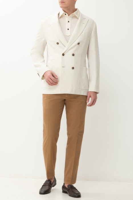 брюки  модель sartorial из хлопка спереди