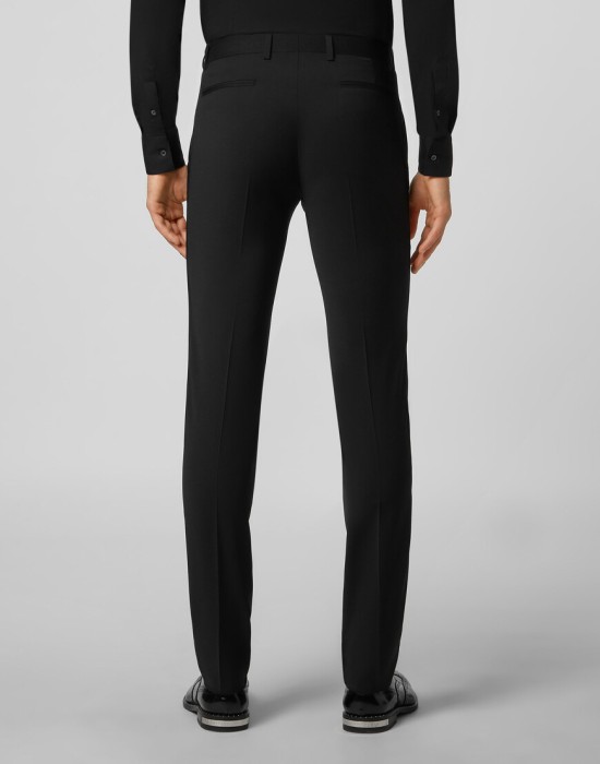 брюки прямые  из америки вид сбоку