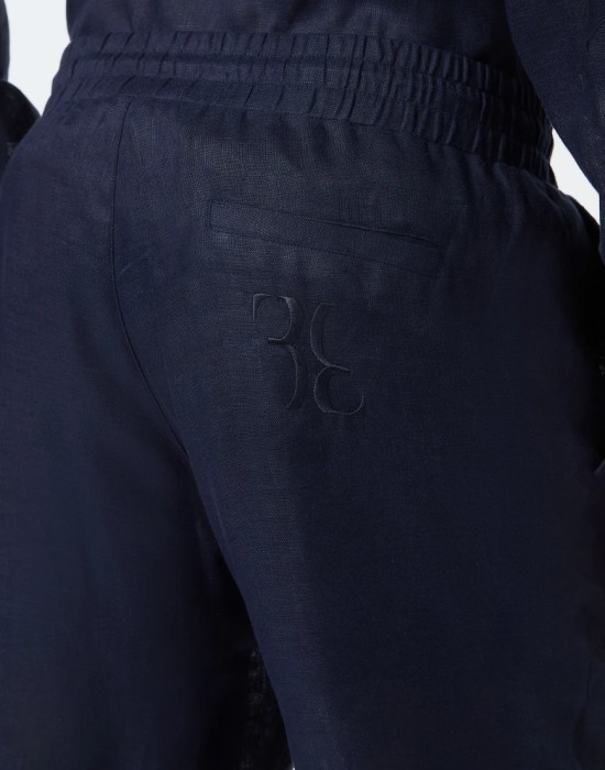 брюки прямые  из италии вид сбоку