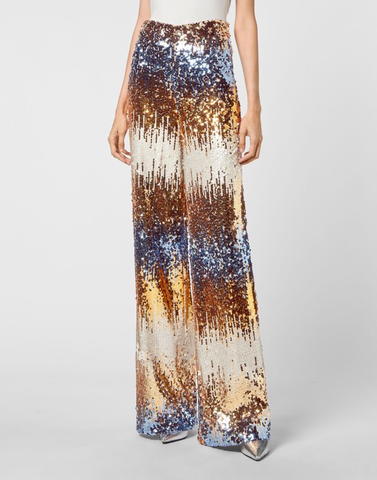 брюки прямые  от бренда philipp plein вид слева