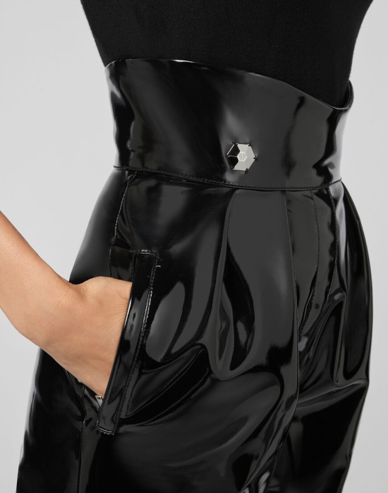 брюки прямые  из проверенных материалов спереди