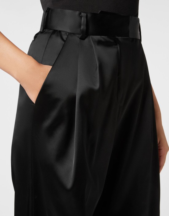 брюки прямые  из проверенных материалов спереди